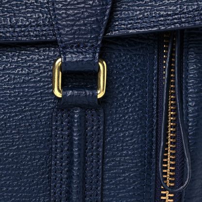 3.1 Phillip Lim Textured Calfskin Large Pashli Satchel Ink 7 of 11