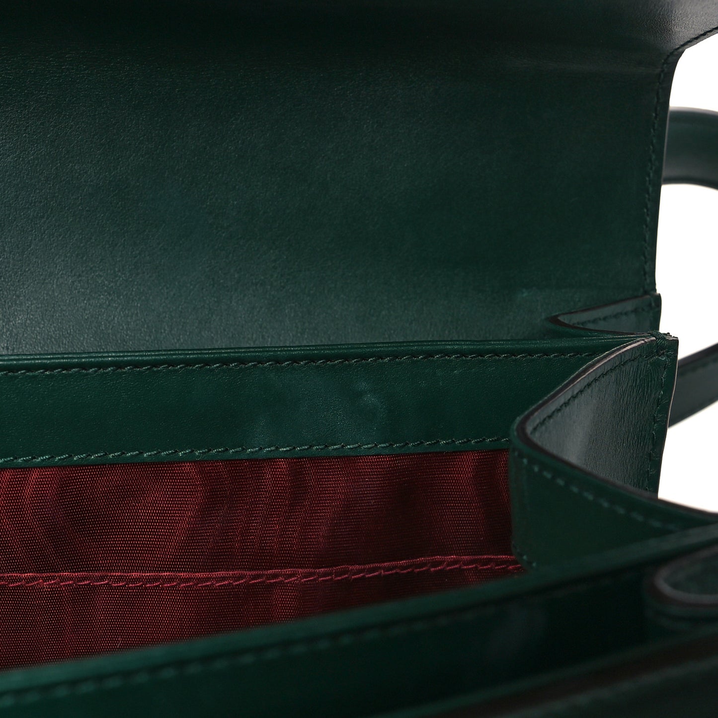 Grainy Calfskin Small Zumi Shoulder Bag Vintage Green