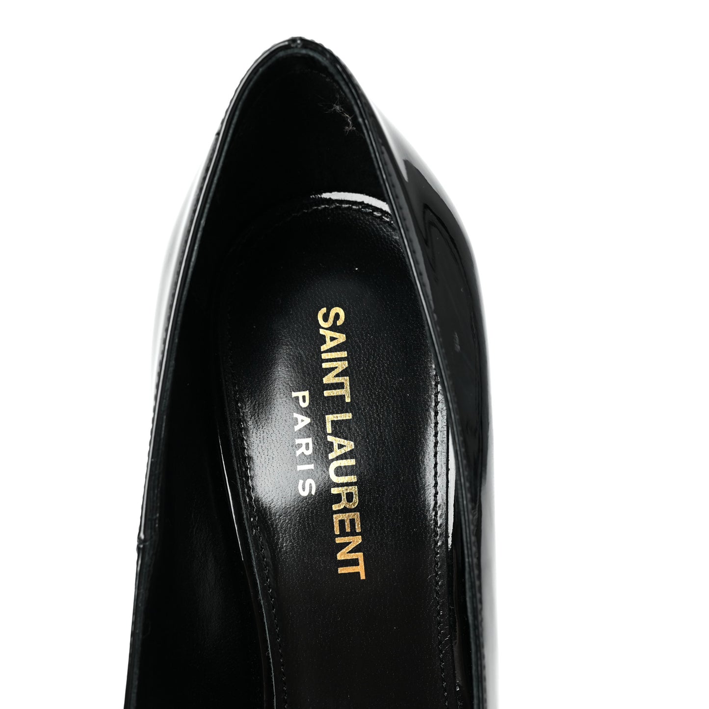 Patent Opyum 110 Pumps 36.5 Black Gold
