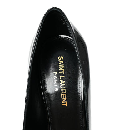 Saint Laurent Patent Opyum 110 Pumps 36.5 Black Gold 7 of 9