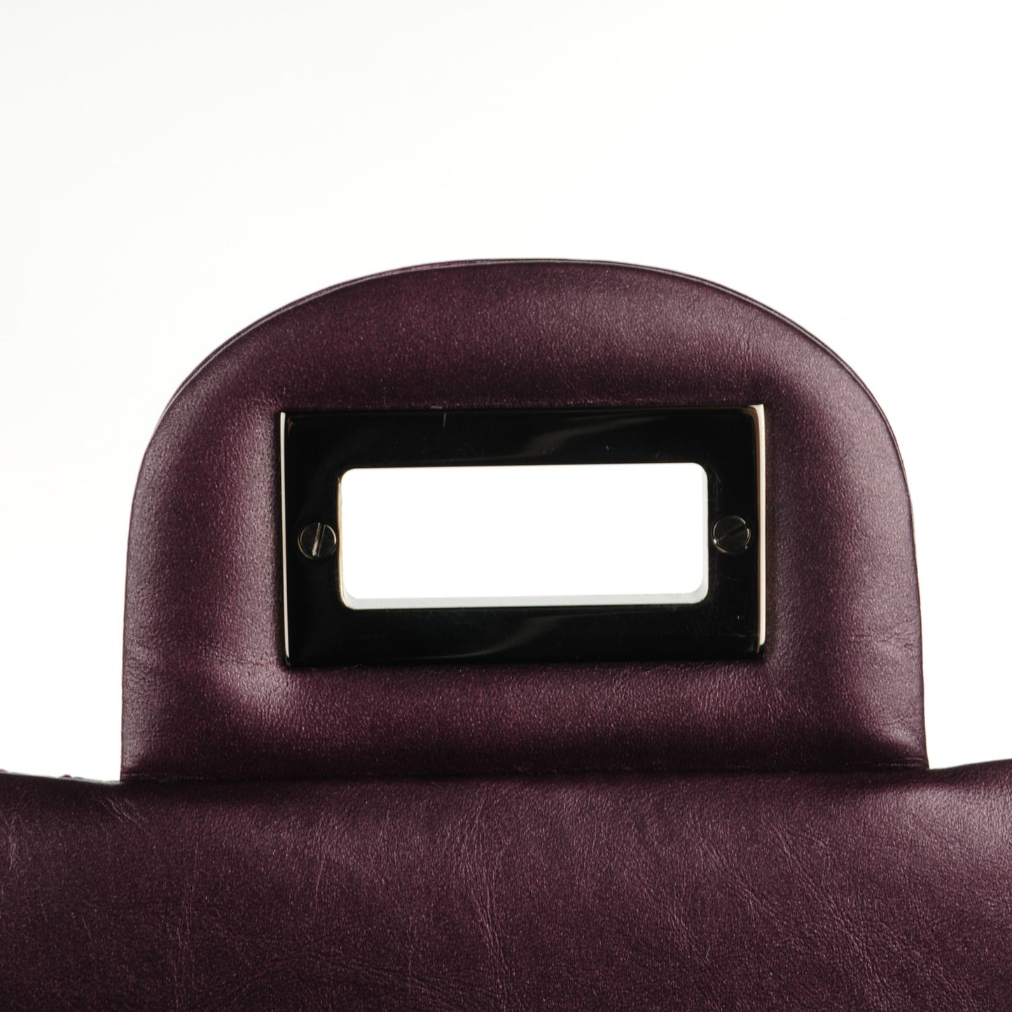 Metallic Aged Calfskin Quilted 2.55 Reissue 227 Flap Plum