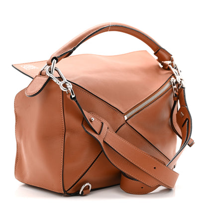 Loewe Calfskin Medium Puzzle Bag Tan 5 of 19