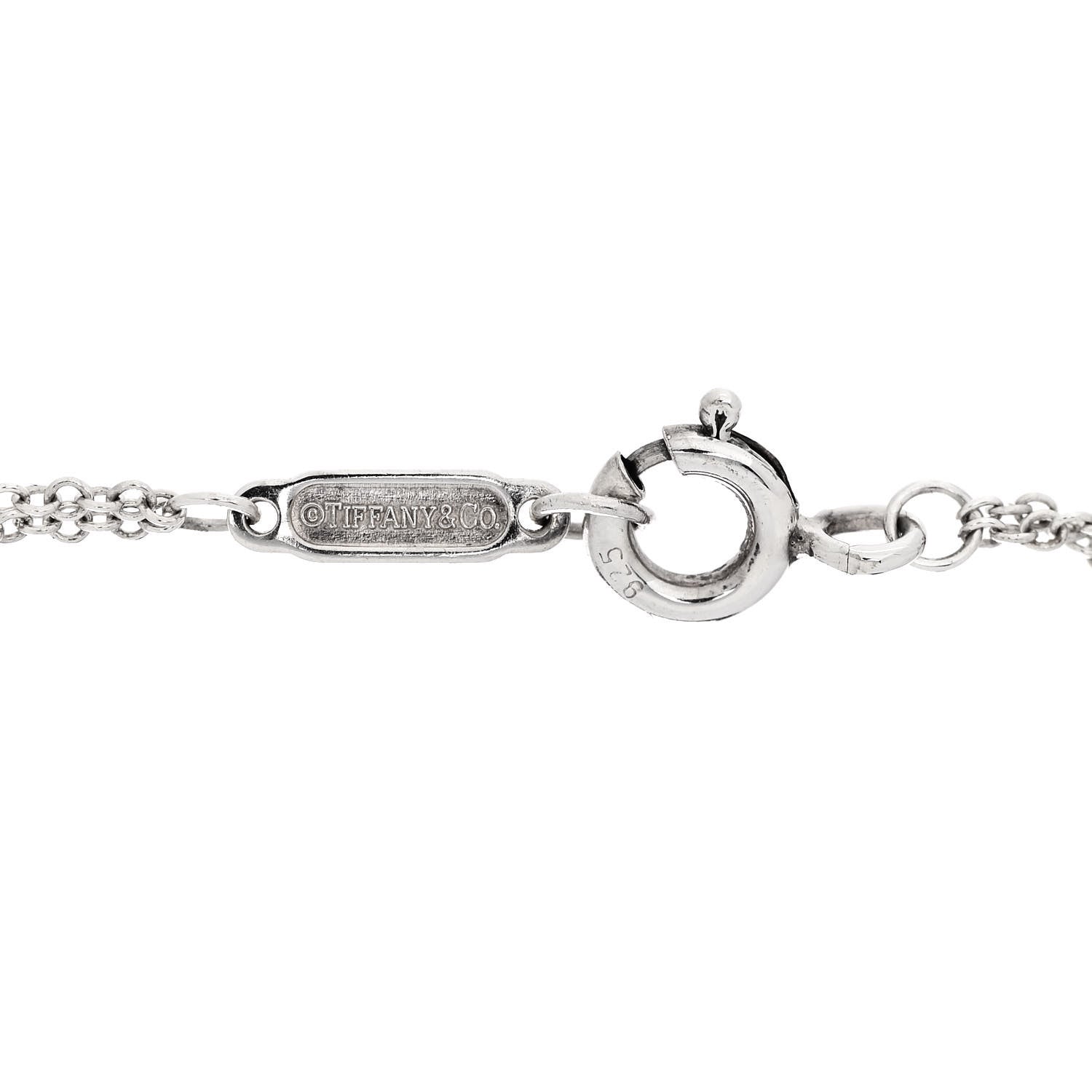 Tiffany Sterling Silver Rubedo 1837 Circle Chain Bracelet 6 of 6
