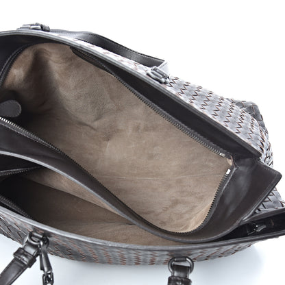Bottega Veneta Nappa Intrecciato Large Top Handle Tote Ebano 4 of 13