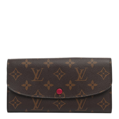 Louis Vuitton Monogram Emilie Wallet Fuchsia 1 of 9