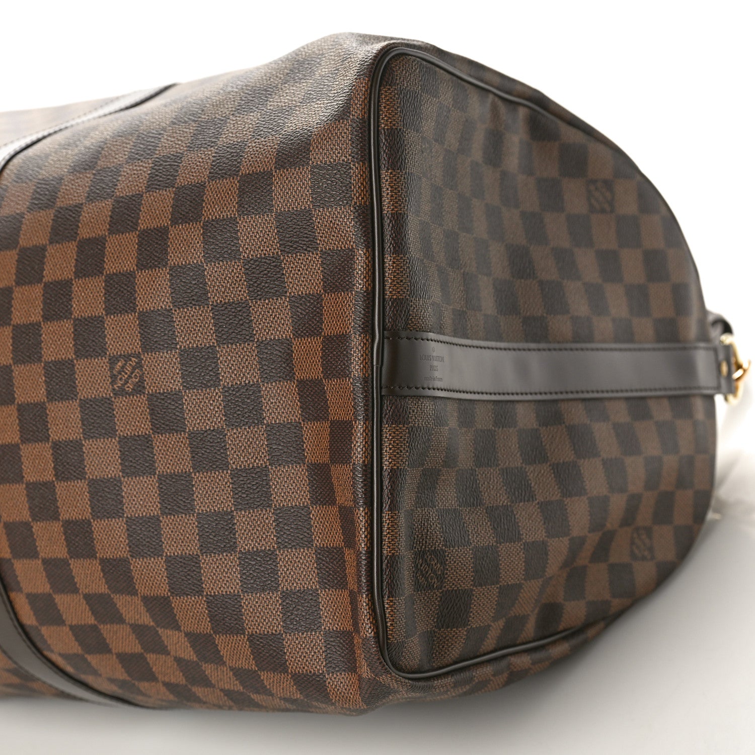 Louis Vuitton Damier Ebene Keepall Bandouliere 55 9 of 10