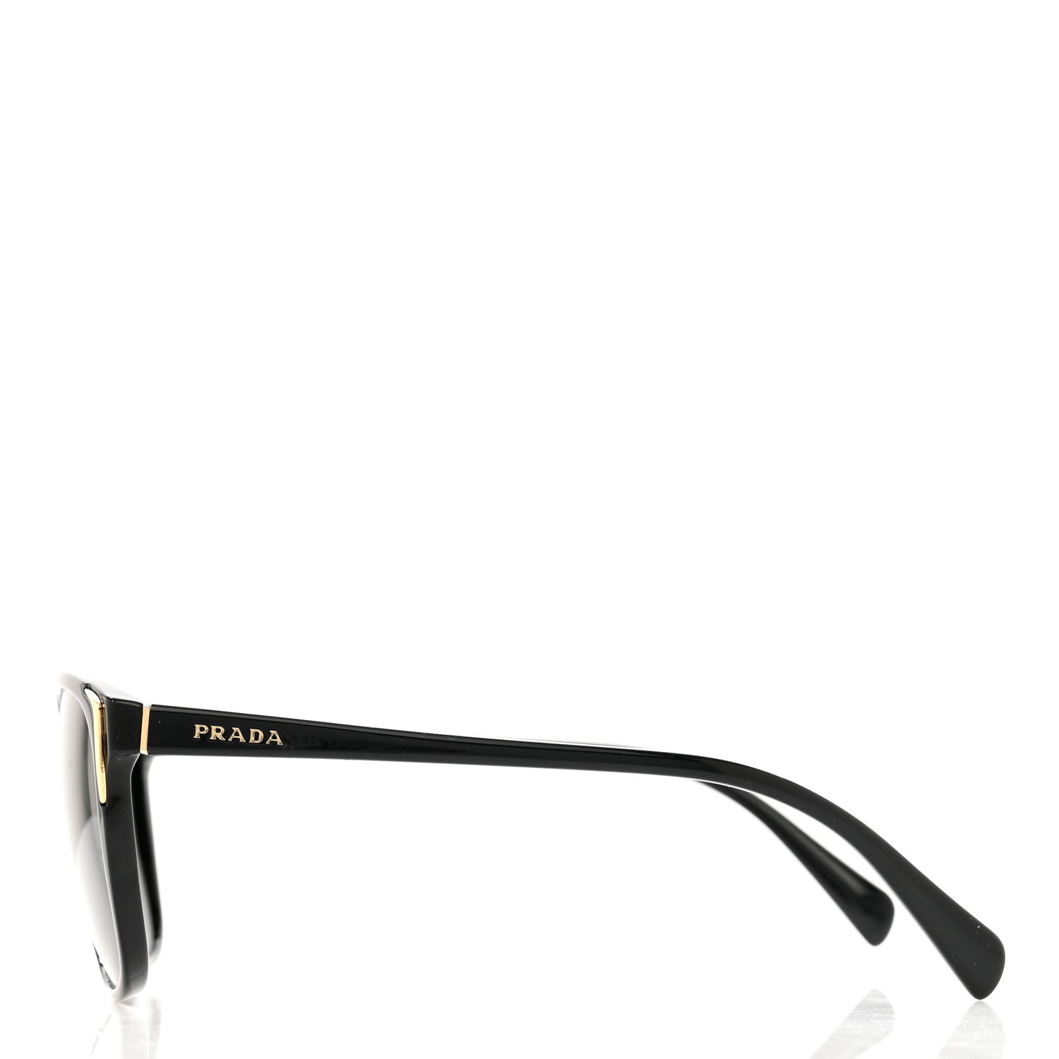 Prada Acetate Sunglasses SPR 01O Black 3 of 7