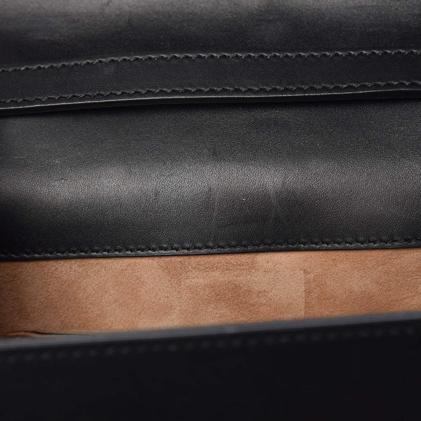 Calfskin Mini Sylvie Top Handle Bag Black