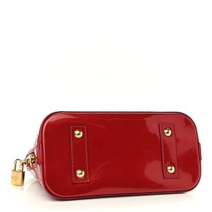 Louis Vuitton Vernis Alma BB Pomme D'Amour 3 of 7