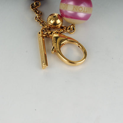 Louis Vuitton Mini Lin Croisette Bag Charm Violet 3 of 3
