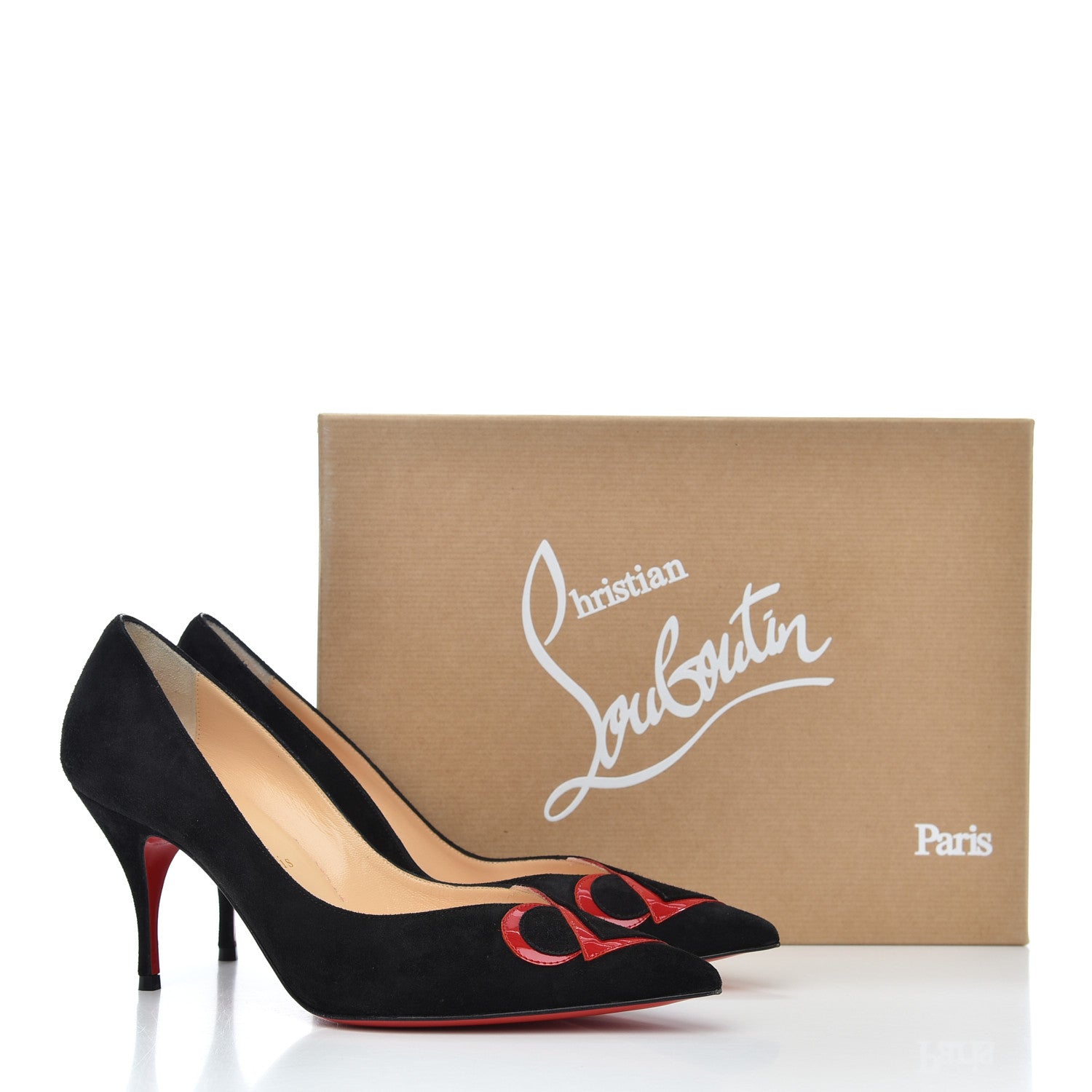 Christian Louboutin Suede CL 80 Pumps 35.5 Black 10 of 10