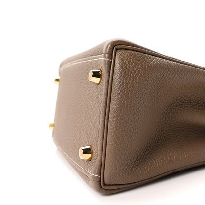 Hermes Togo Kelly Retourne 25 Etoupe 9 of 10
