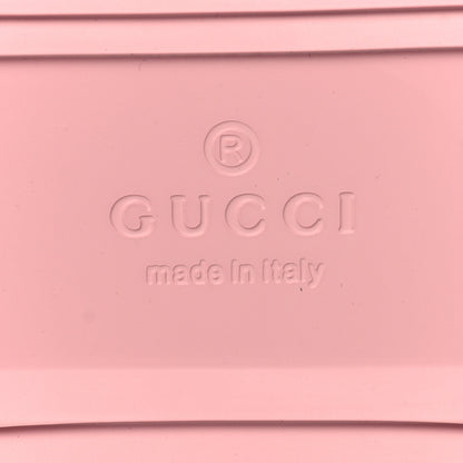 Gucci Rubber Mini Double G Womens Isla Dad Sandals 36 Wild Rose 6 of 7