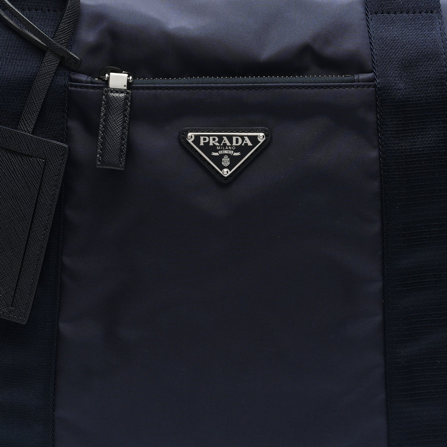 Prada Re-Nylon Saffiano Duffle Bag Navy 8 of 10