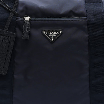 Prada Re-Nylon Saffiano Duffle Bag Navy 8 of 10