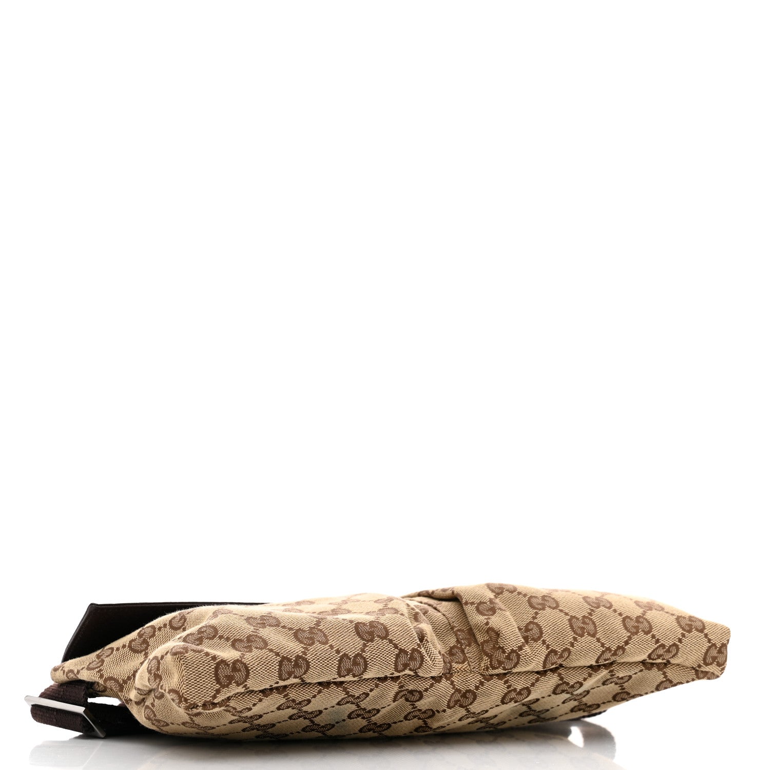 Gucci GG Monogram Double Pocket Belt Bag Dark Brown 4 of 13