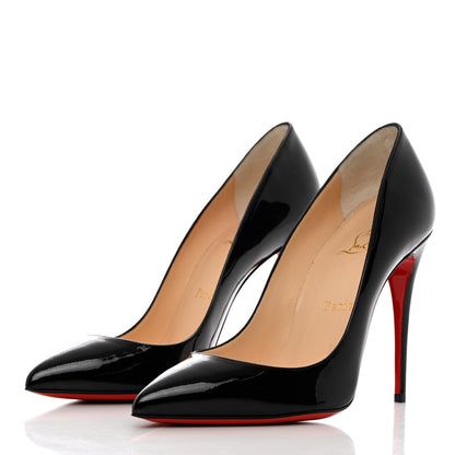 Christian Louboutin Patent Pigalle Follies 100 Pumps 38 Black 3 of 10