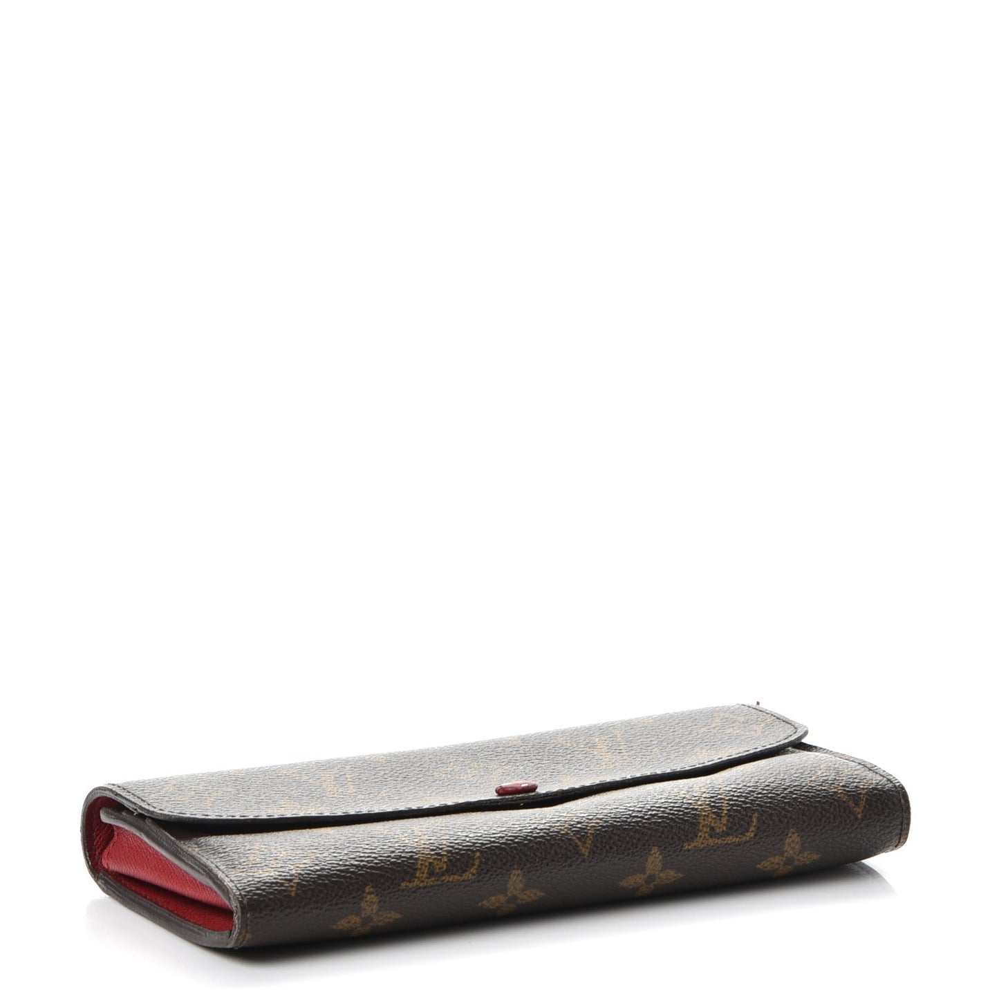 Monogram Emilie Wallet Red