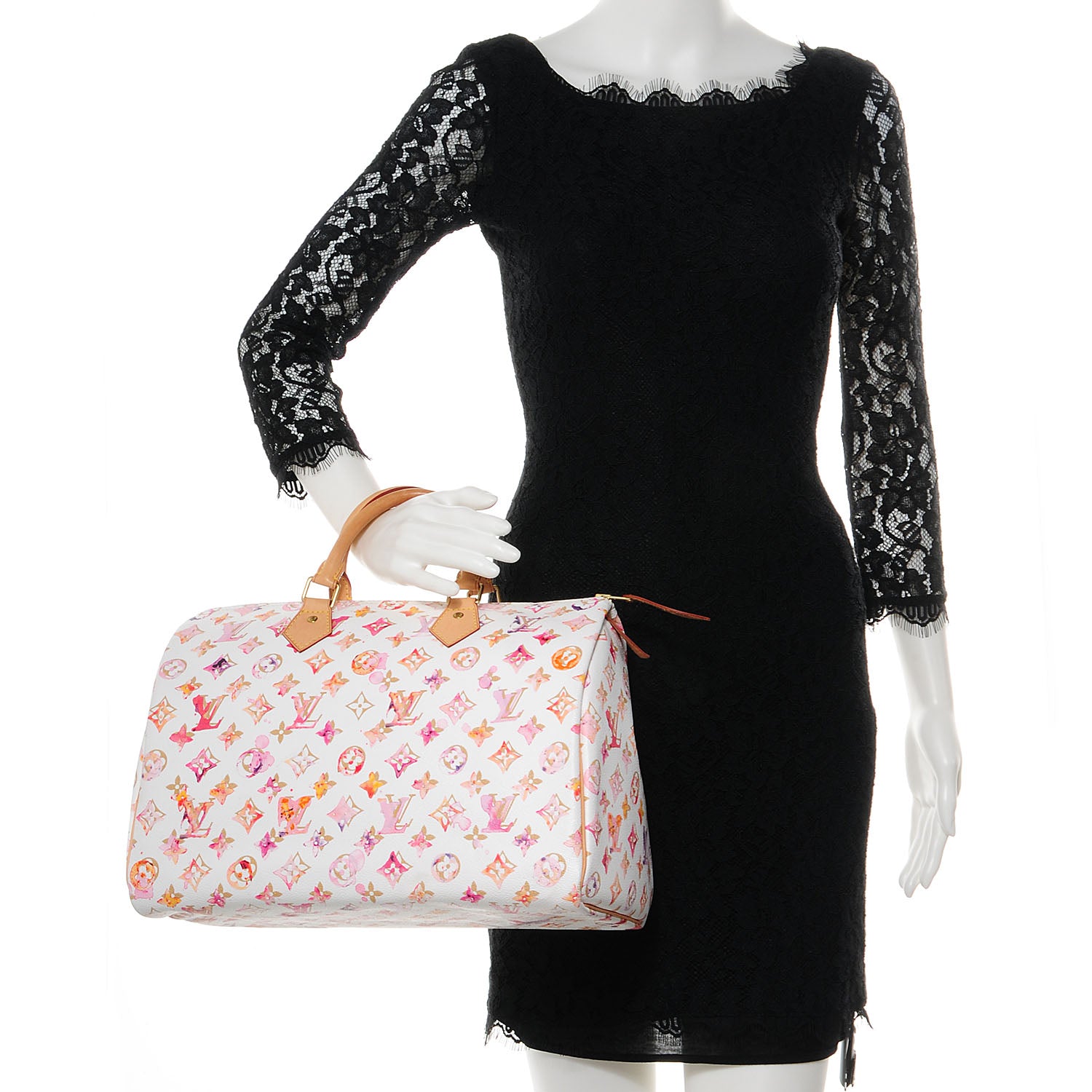Louis Vuitton Watercolor Aquarelle Speedy 35 White 2 of 7