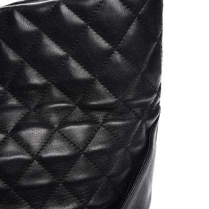 Chanel Calfskin Quilted Large Cambon Tote Black White 18 of 20