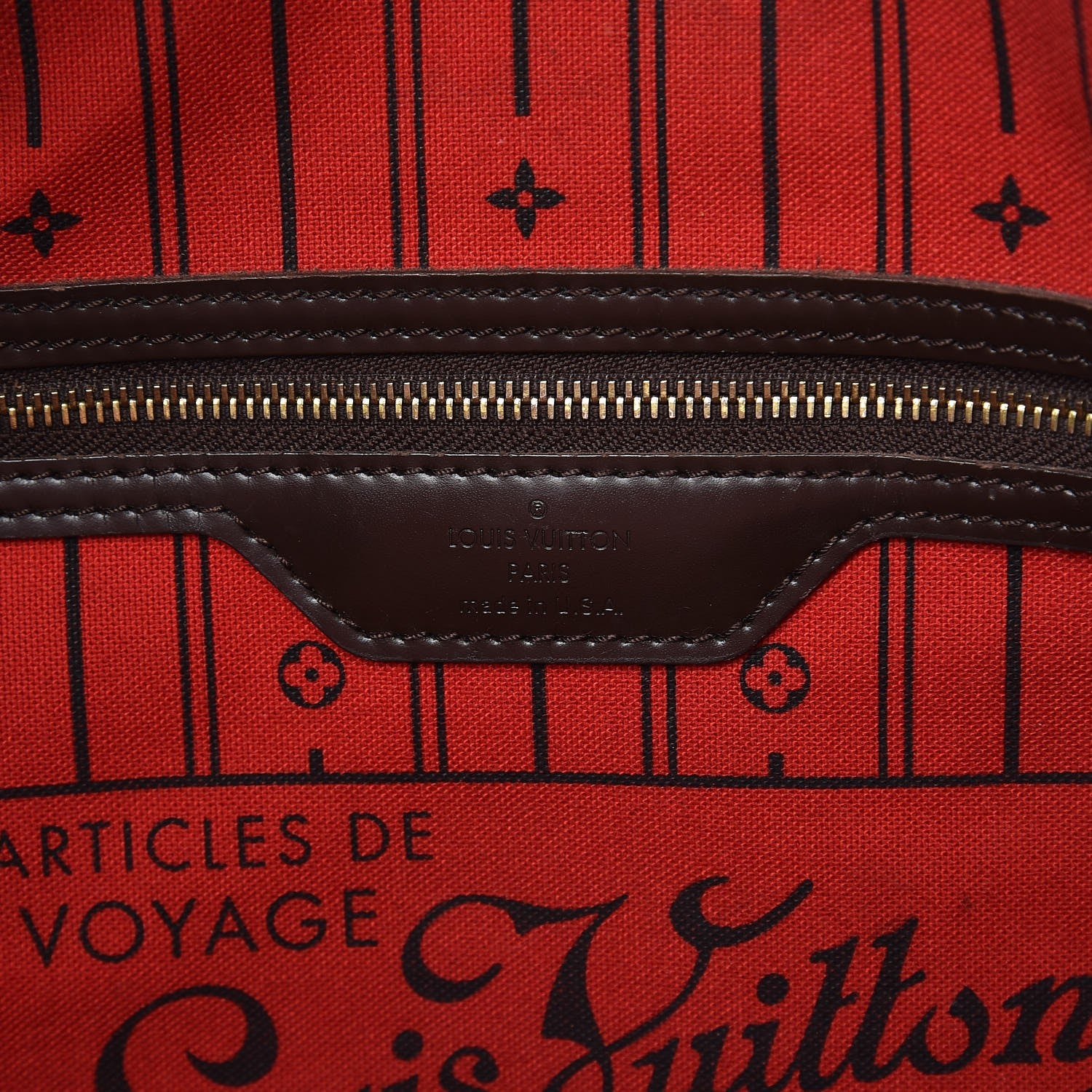 Louis Vuitton Damier Ebene Neverfull MM 6 of 12