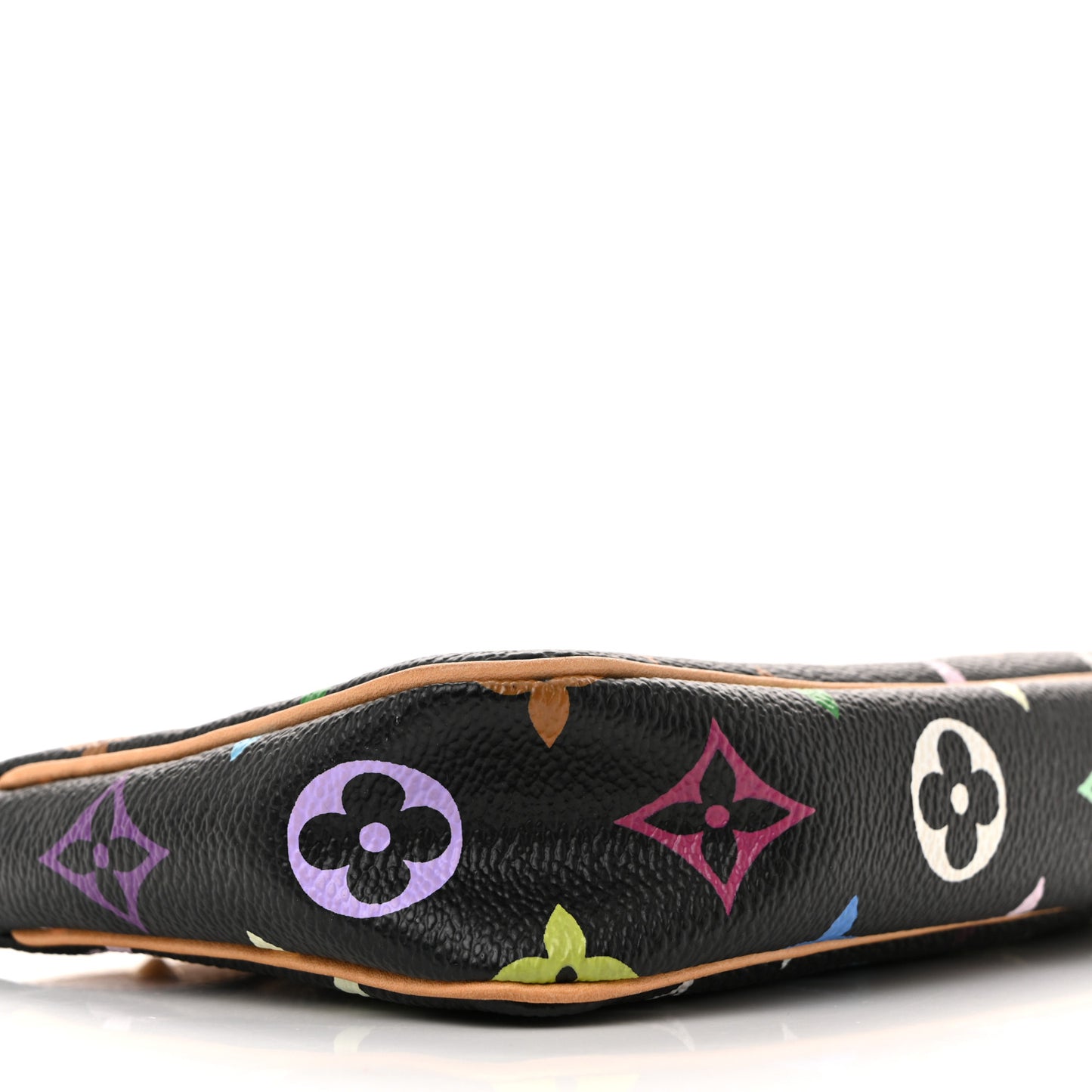 Monogram Multicolor Pochette Accessories Black