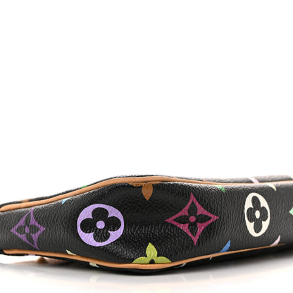 Louis Vuitton Monogram Multicolor Pochette Accessories Black 10 of 13
