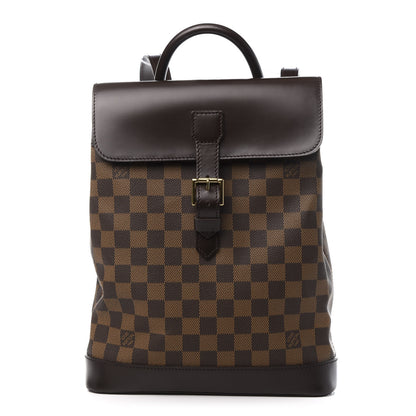 Louis Vuitton Damier Ebene Soho Backpack 1 of 10
