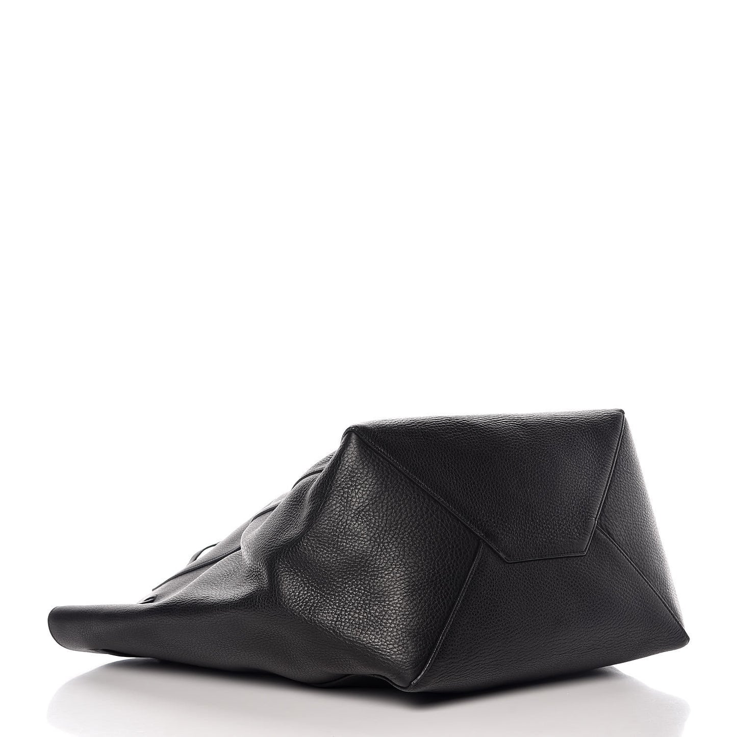 Soft Grained Calfskin Medium Belt Cabas Phantom Black