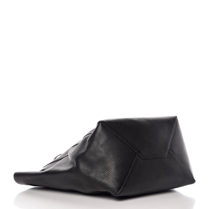 Celine Soft Grained Calfskin Medium Belt Cabas Phantom Black 4 of 15