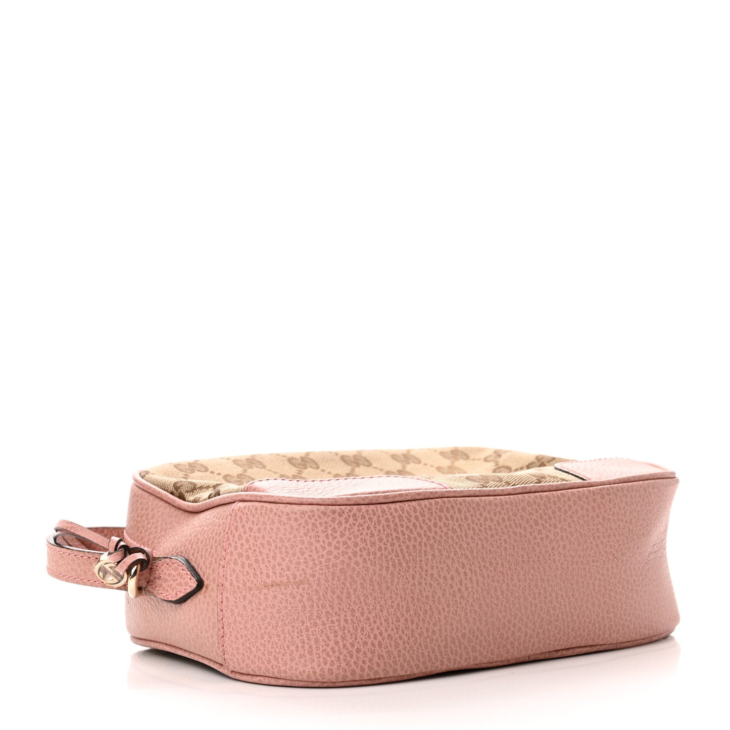 Monogram Mini Bree Messenger Bag Beige Soft Pink