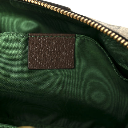 Gucci Soft GG Supreme Monogram Calfskin Medium Ophidia Cosmetic Case Beige Ebony New Acero 6 of 8