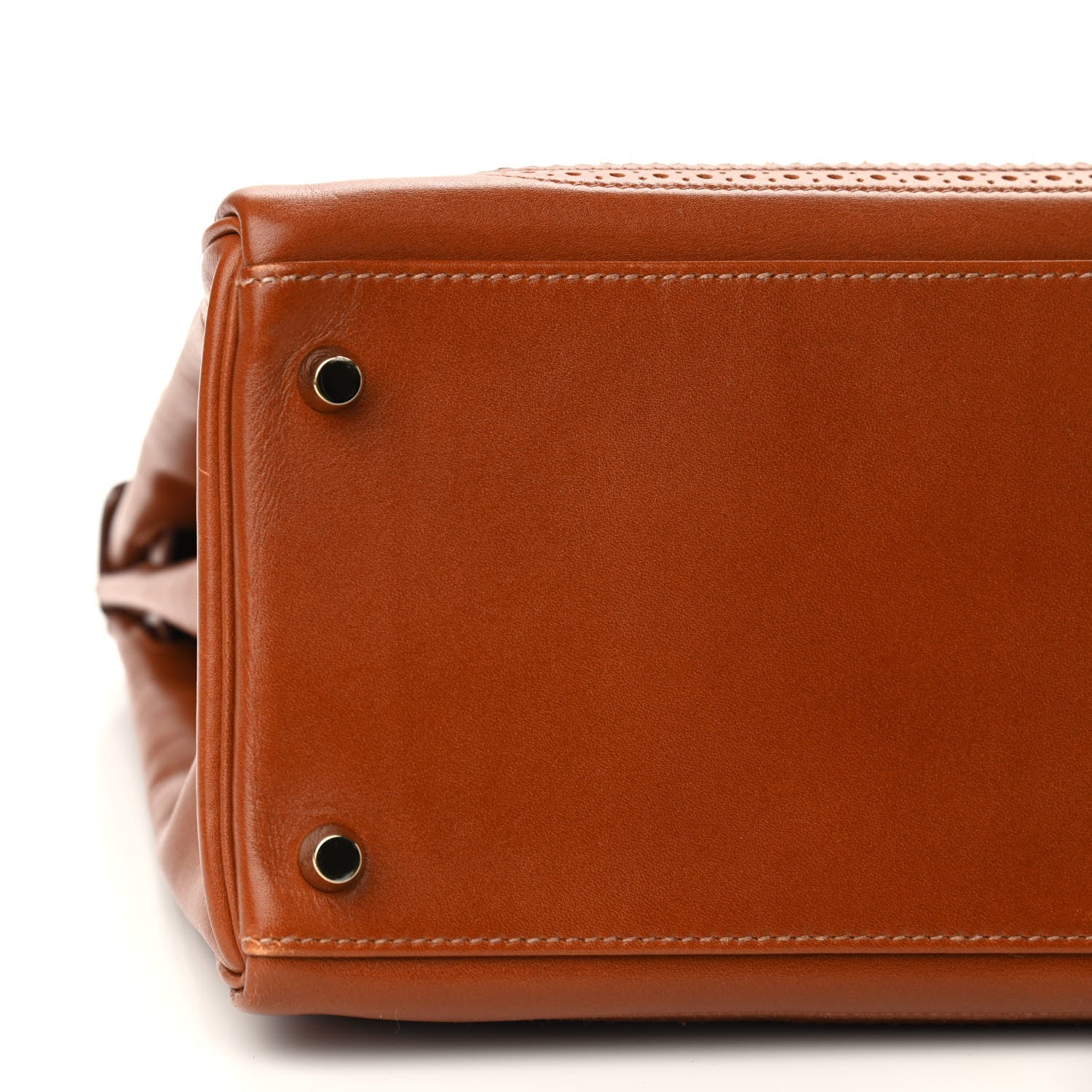 Hermes Tadelakt Ghillies Kelly Retourne 35 Fauve 7 of 12
