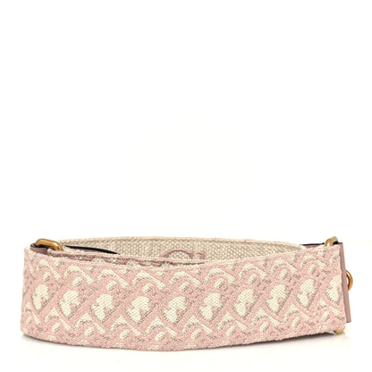 Christian Dior Oblique Adjustable Shoulder Strap Rose Des Vents 2 of 5