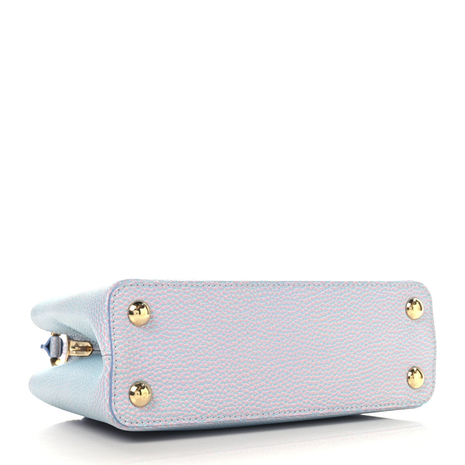 Louis Vuitton Taurillon Summer Stardust Capucines BB Lilas Purple 4 of 9