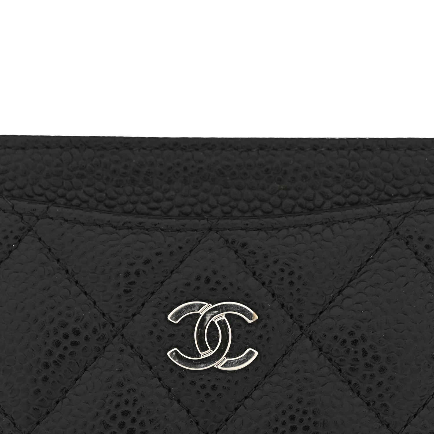 Chanel Caviar Quilted Card Holder Black 10 of 11