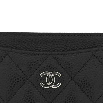 Chanel Caviar Quilted Card Holder Black 10 of 11