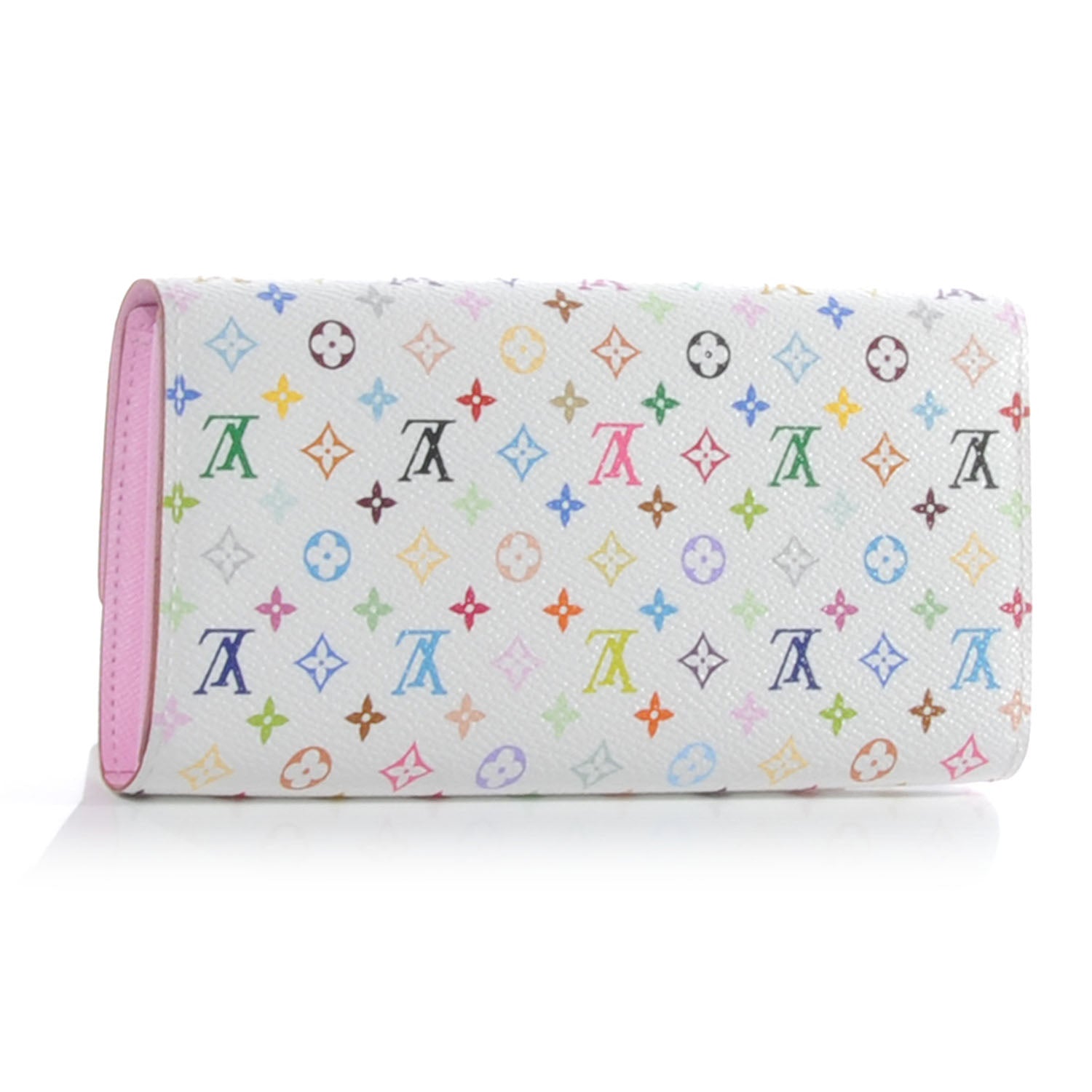 Louis Vuitton Monogram Multicolor Sarah Wallet White 3 of 8