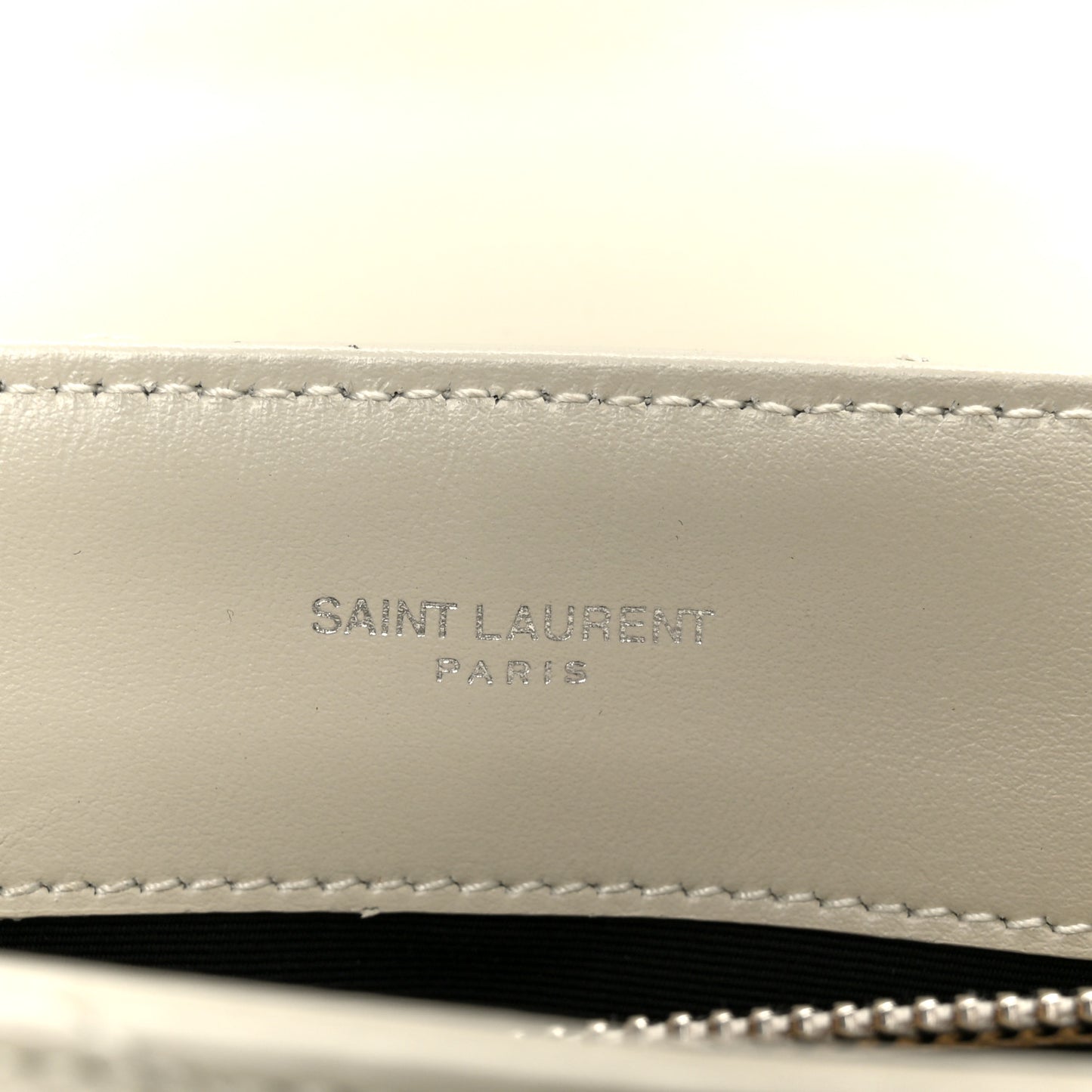 Calfskin Y Quilted Monogram Small Loulou Chain Satchel Crema Soft