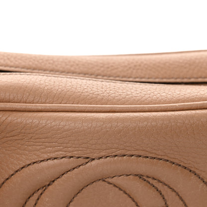 Gucci Pebbled Calfskin Small Soho Disco Bag Camelia 12 of 17
