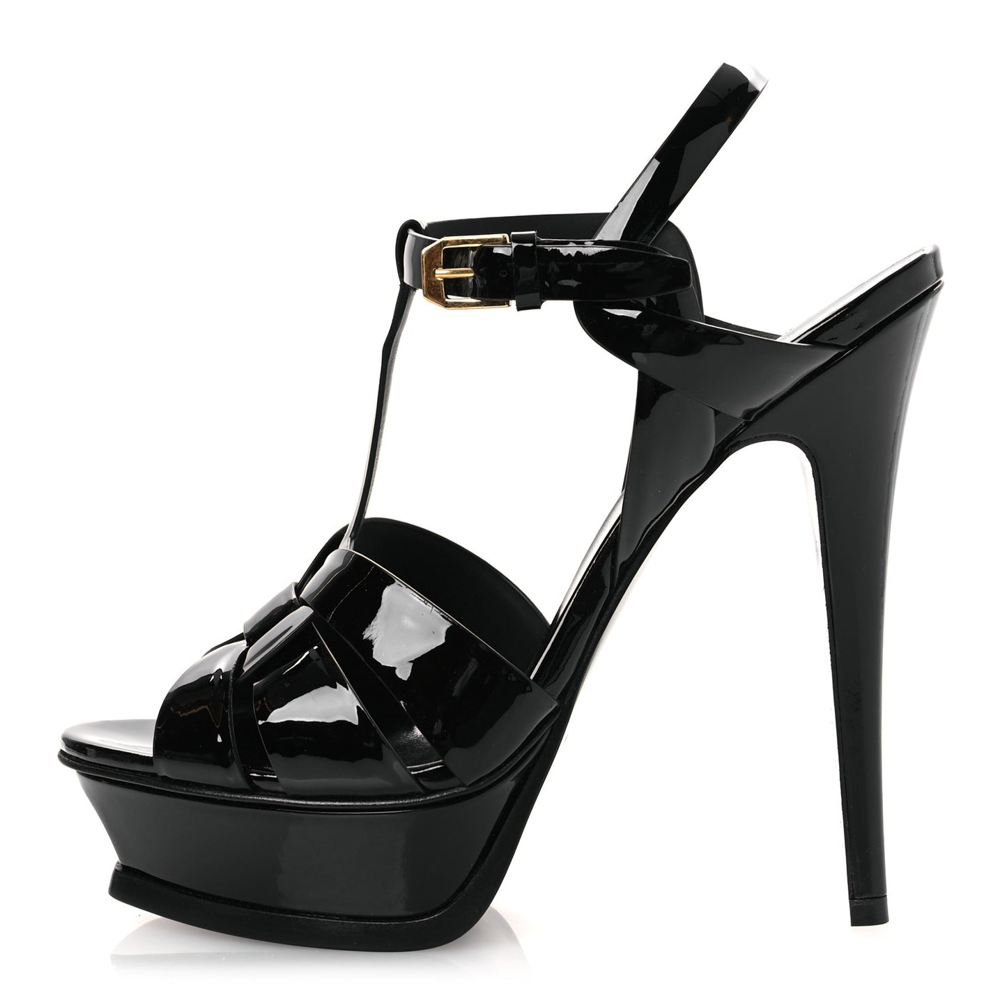 Patent Tribute 105 Platform Sandals 38 Black