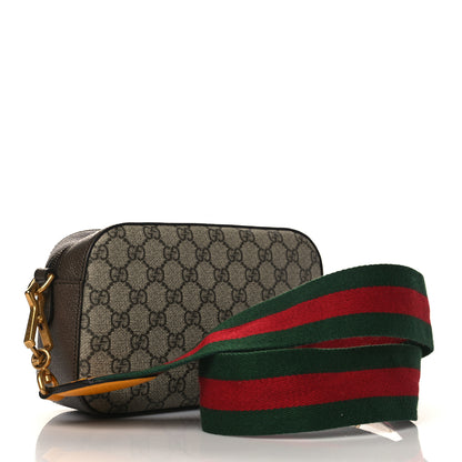 Gucci GG Supreme Monogram Web Neo Vintage Shoulder Bag Beige New Acero Crop 3 of 10
