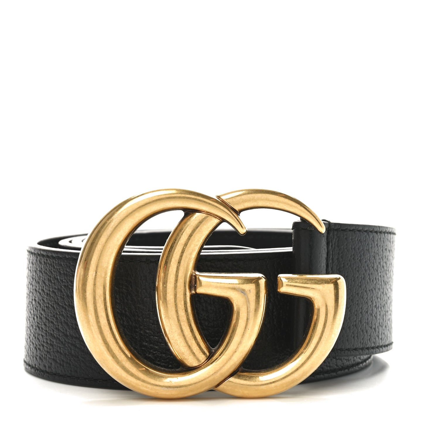 Textured Calfskin Double G 40mm Belt 105 42 Black