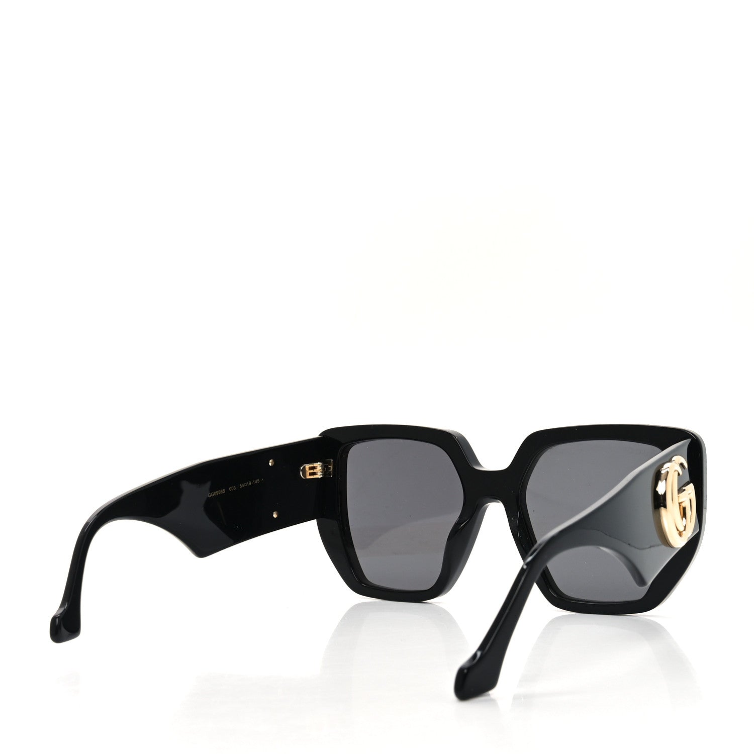 Gucci Acetate Square Frame Sunglasses GG0956S Black 4 of 7