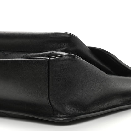 Saint Laurent Calfskin Matelasse Monogram Microstud Medium Niki Chain Satchel Black 9 of 11