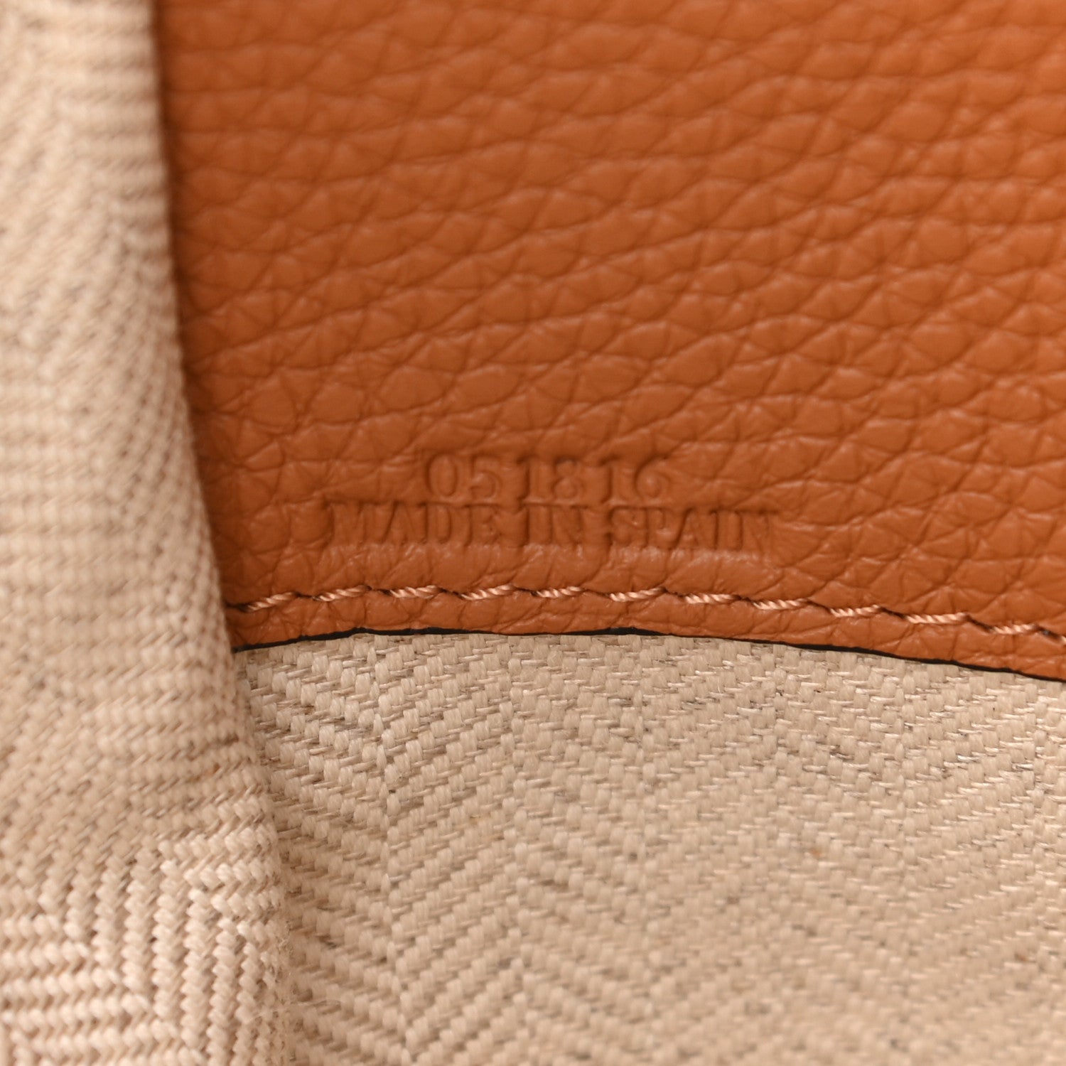 Loewe Calfskin Small Hammock Shoulder Bag Tan 7 of 10