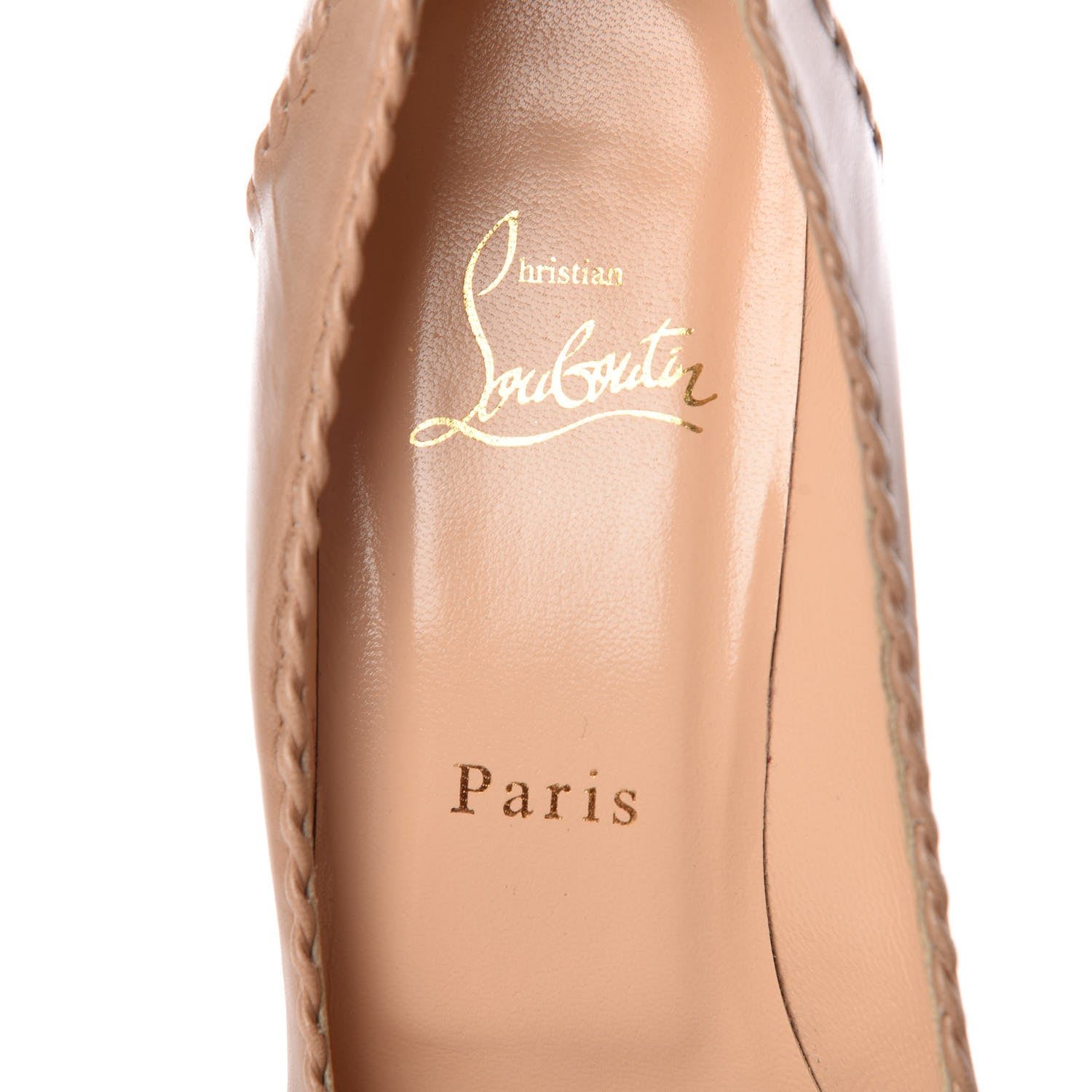 Christian Louboutin Kid Leather 70 Pumps 39.5 Nude 6 of 9