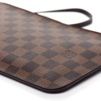 Louis Vuitton Damier Ebene Neverfull MM GM Pochette Rose Ballerine 7 of 10