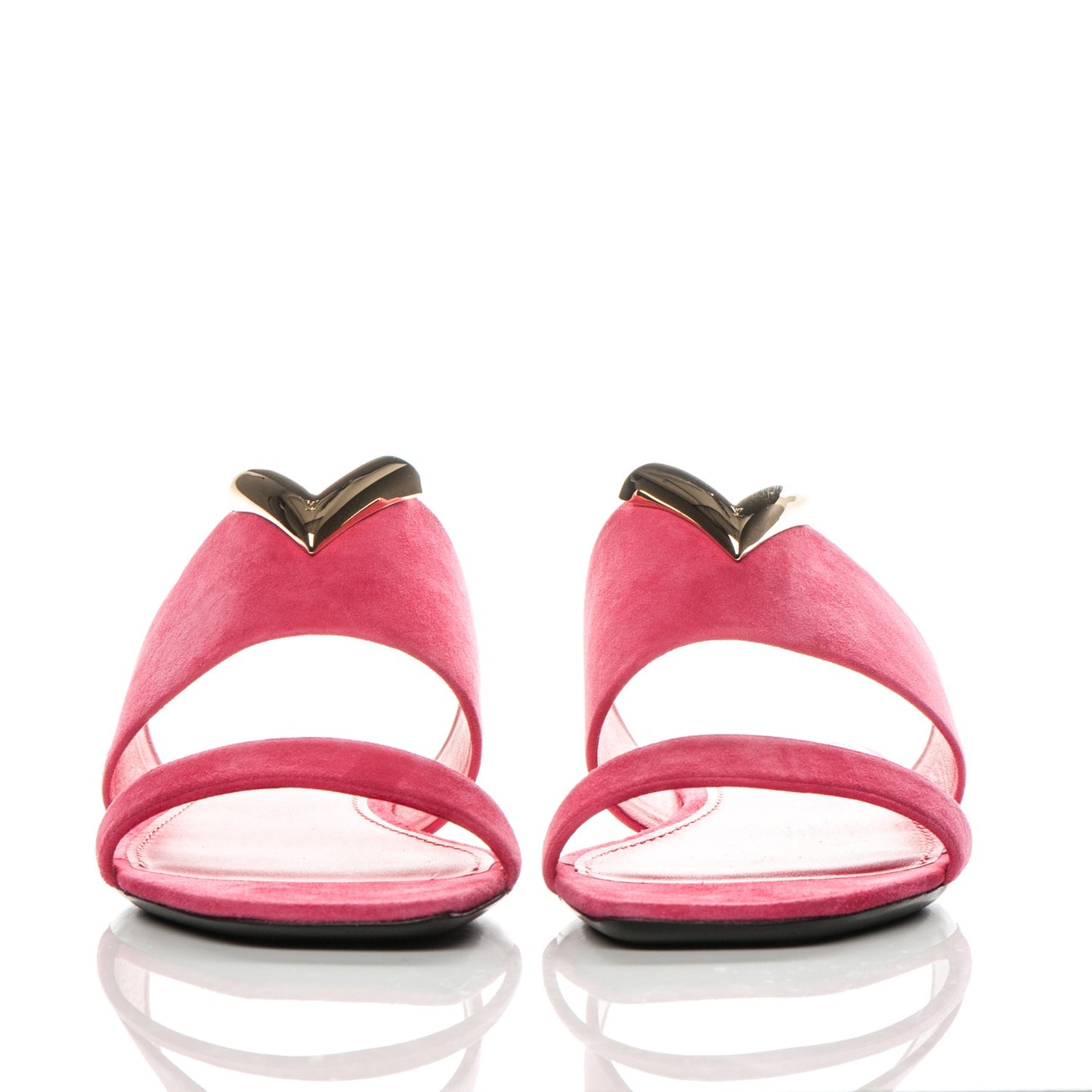 Suede Bayfront Flat Mules 38 Framboise
