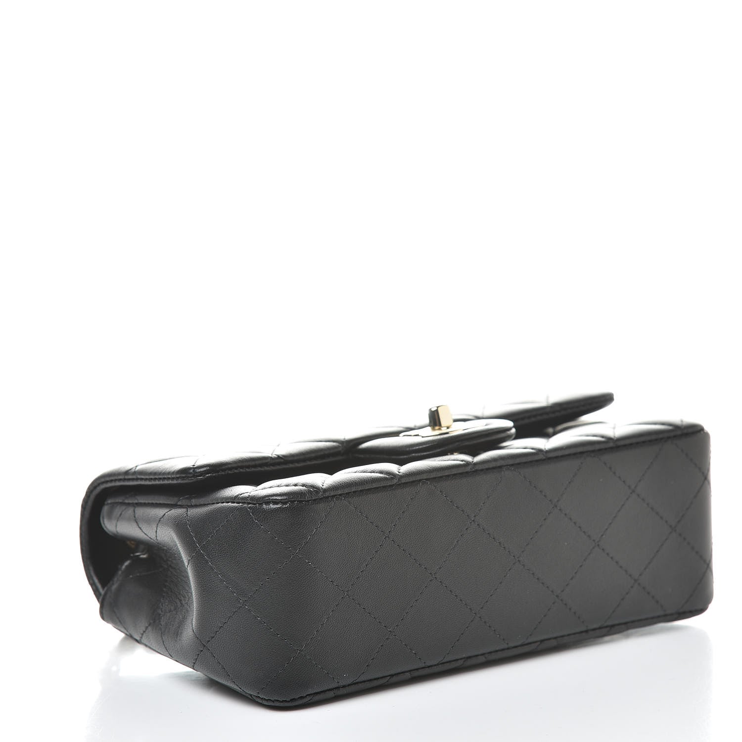 Chanel Lambskin Quilted Mini Rectangular Flap Black 4 of 12